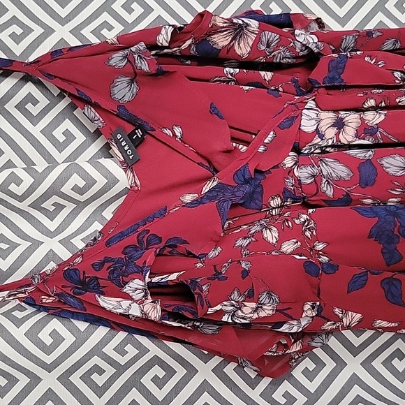 Off Shoulder Dress. Very Pretty, Light Weigh. Perfect For A Fall Wedding! - Picture 3 of 3